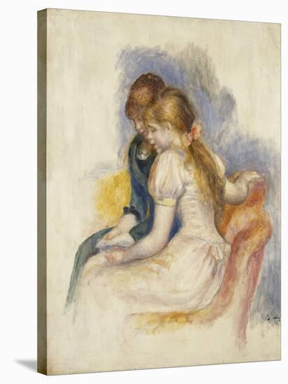 The Lecture-Pierre-Auguste Renoir-Stretched Canvas