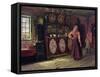 The Lecture-Gustav Wentzel-Framed Stretched Canvas