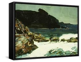 The Ledge, Cape Elizabeth, Maine, 1922-George Luks-Framed Stretched Canvas