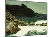 The Ledge, Cape Elizabeth, Maine, 1922-George Luks-Mounted Giclee Print