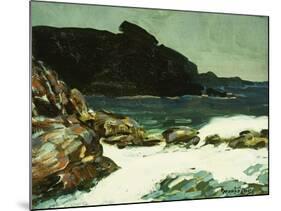 The Ledge, Cape Elizabeth, Maine, 1922-George Luks-Mounted Giclee Print