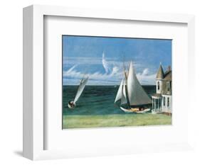The Lee Shore-Edward Hopper-Framed Art Print