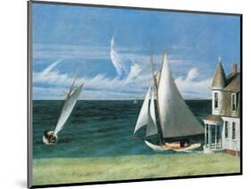 The Lee Shore-Edward Hopper-Mounted Art Print