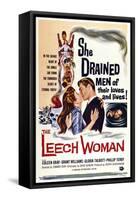 The Leech Woman, from Left: Coleen Gray, Grant Williams, 1960-null-Framed Stretched Canvas