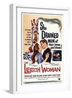 The Leech Woman, from Left: Coleen Gray, Grant Williams, 1960-null-Framed Art Print