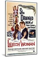 The Leech Woman, from Left: Coleen Gray, Grant Williams, 1960-null-Mounted Art Print