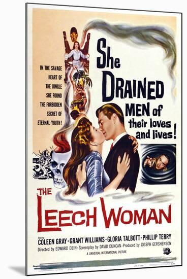 The Leech Woman, from Left: Coleen Gray, Grant Williams, 1960-null-Mounted Art Print