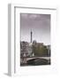 The Left Bank and the Eiffel Tower on a Rainy Day, Paris, France, Europe-Julian Elliott-Framed Photographic Print