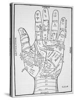 The Left Hand, Copy of a Diagram after Jean Belot,' Oevres', used in a 'History of Magic'-null-Stretched Canvas