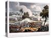 The Left Wing of the British Army in Action at the Battle of Waterloo, Engraved by Thomas…-William Heath-Stretched Canvas