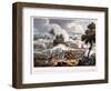 The Left Wing of the British Army in Action at the Battle of Waterloo, Engraved by Thomas…-William Heath-Framed Giclee Print