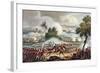 'The Left Wing of the British army in Action at the Battle of Waterloo, June 18th 1815-Thomas Sutherland-Framed Giclee Print