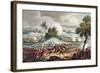 'The Left Wing of the British army in Action at the Battle of Waterloo, June 18th 1815-Thomas Sutherland-Framed Giclee Print