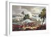 'The Left Wing of the British army in Action at the Battle of Waterloo, June 18th 1815-Thomas Sutherland-Framed Giclee Print