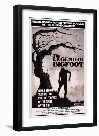 The Legend of Bigfoot, 1976-null-Framed Art Print