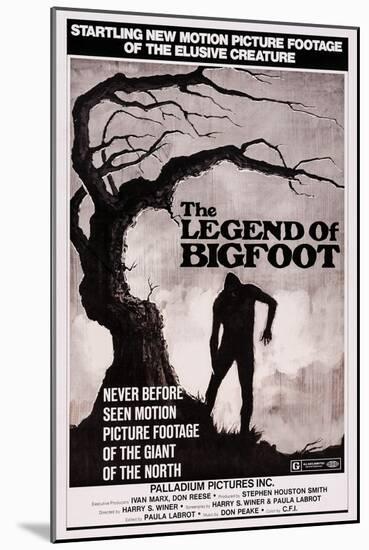 The Legend of Bigfoot, 1976-null-Mounted Art Print