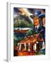 The Legend Of Jean Lafitte-Diane Millsap-Framed Art Print