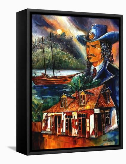 The Legend Of Jean Lafitte-Diane Millsap-Framed Stretched Canvas