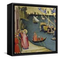 The Legend of Saint Nicholas-Ambrogio Lorenzetti-Framed Stretched Canvas