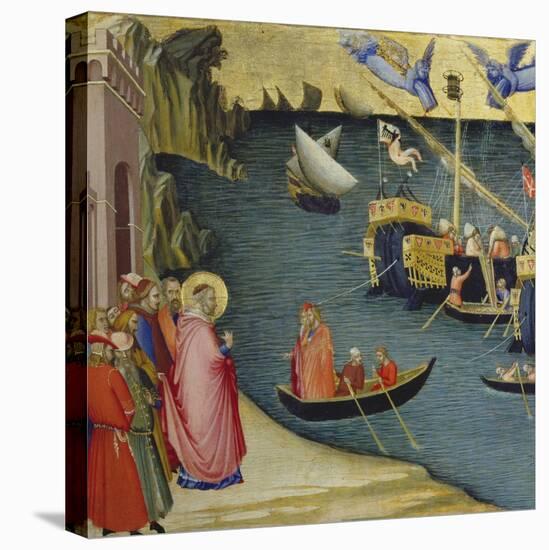 The Legend of Saint Nicholas-Ambrogio Lorenzetti-Stretched Canvas