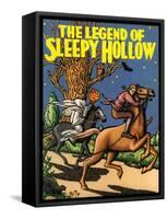 'The legend of Sleepy Hollow'-Frances Brundage-Framed Stretched Canvas