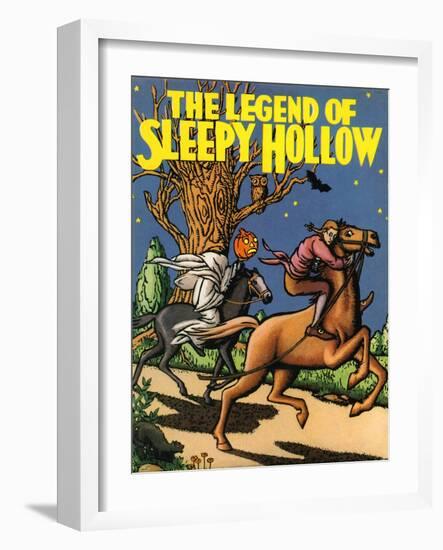 'The legend of Sleepy Hollow'-Frances Brundage-Framed Giclee Print