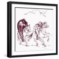 'The legend of Sleepy Hollow'-Frances Brundage-Framed Giclee Print