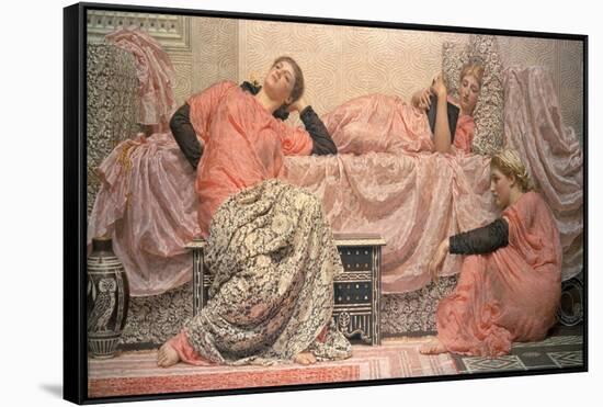 The Legend of Stillness, 1884-Albert Moore-Framed Stretched Canvas