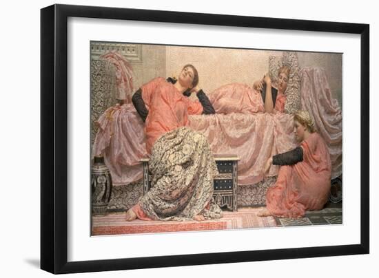 The Legend of Stillness, 1884-Albert Moore-Framed Giclee Print