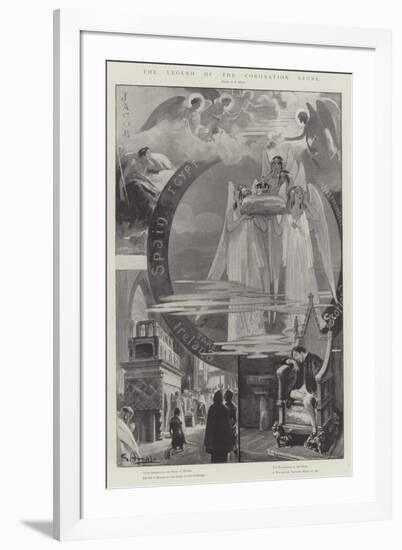 The Legend of the Coronation Stone-G.S. Amato-Framed Giclee Print