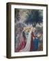 The Legend of the Cross, Adoration of the Holy Wood and Meeting of Solomon and Queen of Sheba-Piero della Francesca-Framed Giclee Print