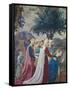 The Legend of the Cross, Adoration of the Holy Wood and Meeting of Solomon and Queen of Sheba-Piero della Francesca-Framed Stretched Canvas