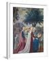 The Legend of the Cross, Adoration of the Holy Wood and Meeting of Solomon and Queen of Sheba-Piero della Francesca-Framed Giclee Print