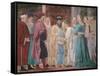 The Legend of the Cross, Adoration of the Holy Wood and Meeting of Solomon and Queen of Sheba-Piero della Francesca-Framed Stretched Canvas