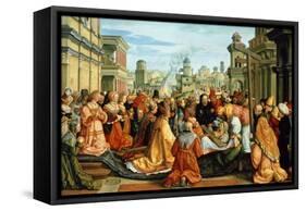 The Legend of the Holy Cross, 1530-Barthel Beham-Framed Stretched Canvas