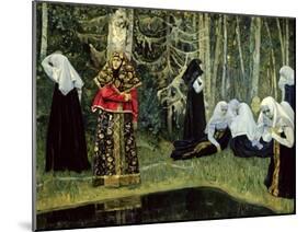 The Legend of the Invisible City of Kitezh, 1917-22-Mikhail Vasilievich Nesterov-Mounted Giclee Print