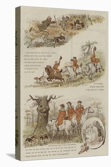 The Legend of the Laughing Oak-Randolph Caldecott-Stretched Canvas