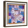 The Legend of the Nile, by P. Daquin after a Pastel Drawing, 1971-Paul Klee-Framed Giclee Print