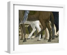 The Legend of the True Cross, the Victory of Constantine at the Battle of the Milvian Bridge-Francesca-Framed Premium Giclee Print