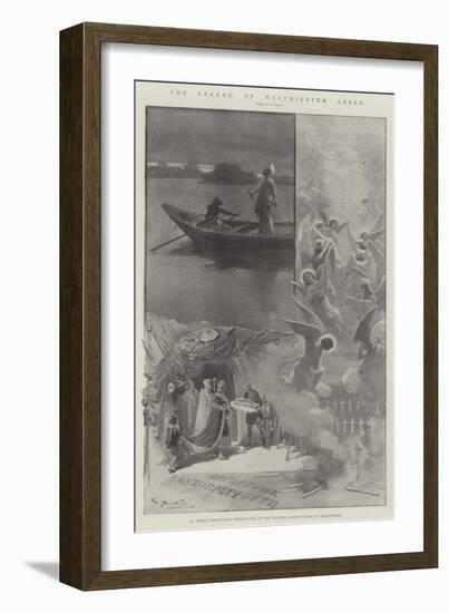 The Legend of Westminster Abbey-G.S. Amato-Framed Giclee Print