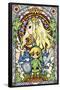 The Legend of Zelda- Stained Glass-null-Framed Poster