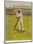 The Legendary Cricketer, Dr. W.G. Grace Poised with His Bat-null-Mounted Photographic Print