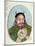 The Legendary Emperor Fu-Hsi, Illustration from a "Pen Tsao," 18th-19th Century-null-Mounted Giclee Print