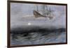 The Legendary "Flying Dutchman," a Phantom Ship Feared by Sailors-null-Framed Giclee Print