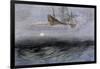 The Legendary "Flying Dutchman," a Phantom Ship Feared by Sailors-null-Framed Giclee Print