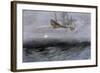 The Legendary "Flying Dutchman," a Phantom Ship Feared by Sailors-null-Framed Giclee Print