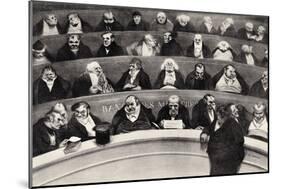 The Legislative Belly, 1834-Honore Daumier-Mounted Giclee Print