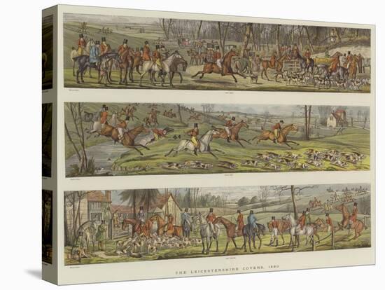 The Leicestershire Covers, 1820-Henry Alken-Stretched Canvas