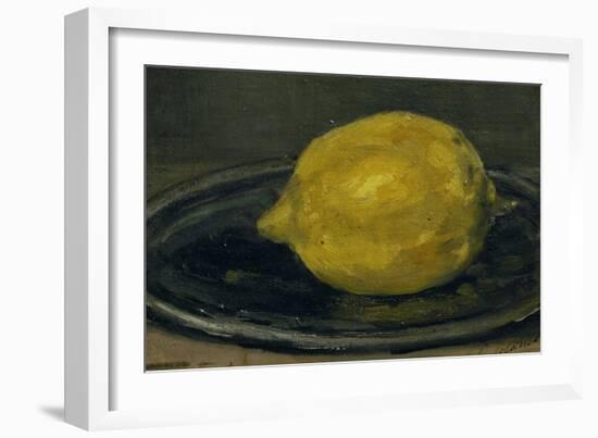 The Lemon, 1880-Edouard Manet-Framed Giclee Print