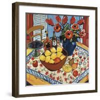 The Lemon Bowl-Suzanne Etienne-Framed Art Print